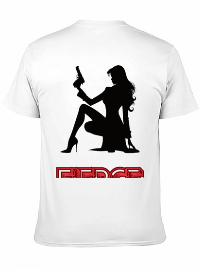Camiseta Negra Mujer Fatal - Estilo y Audacia