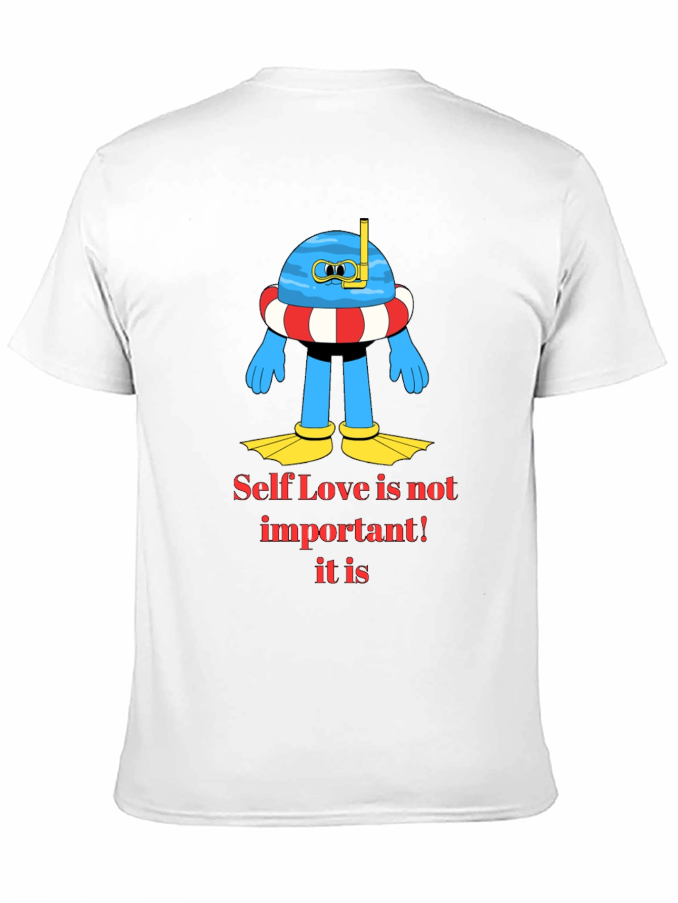 Camiseta Negra con Diseño Divertido de Buceo