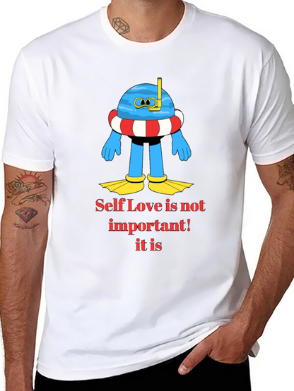 Camiseta Negra con Diseño Divertido de Buceo