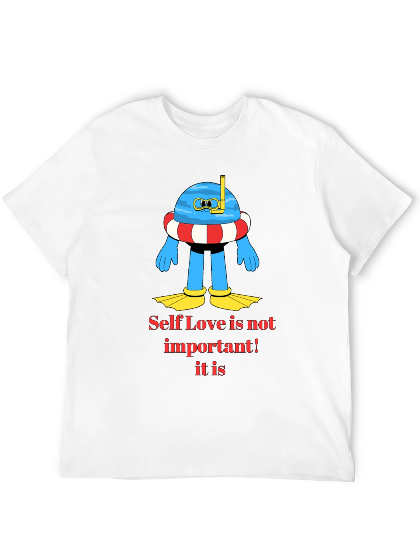 Camiseta Negra con Diseño Divertido de Buceo