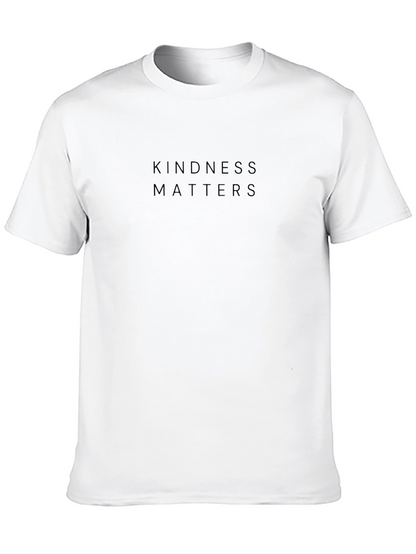 Camiseta Negra Kindness Matters para Hombre