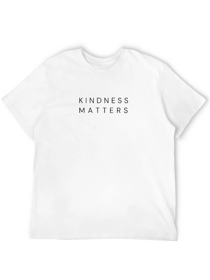 Camiseta Negra Kindness Matters para Hombre