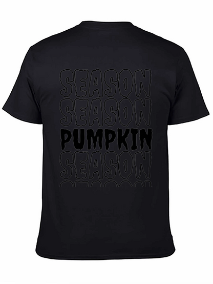 Camiseta Negra Temporada de Calabazas