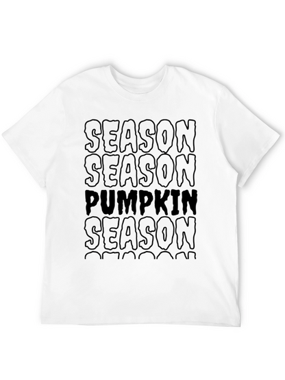 Camiseta Negra Temporada de Calabazas