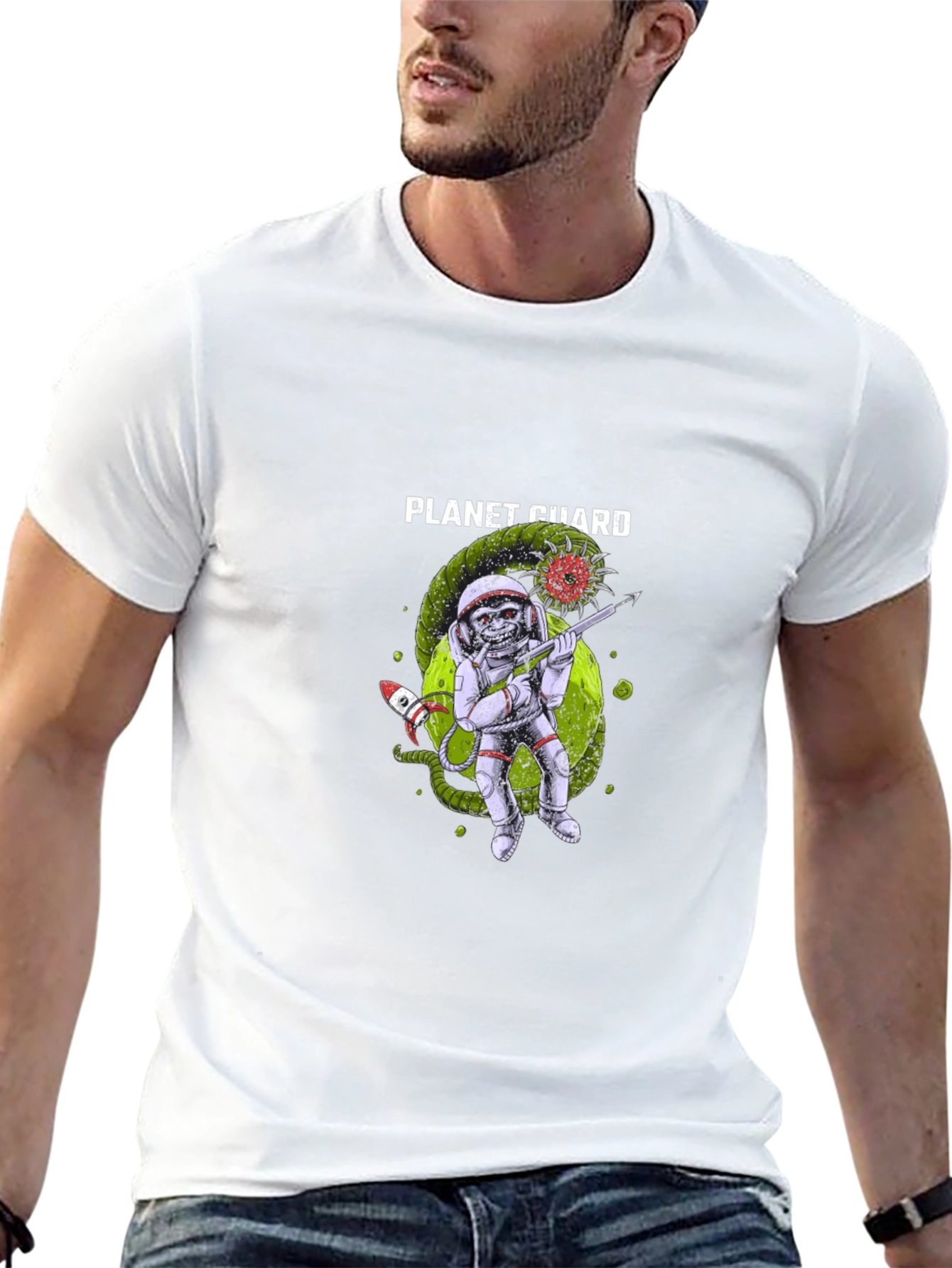 Camiseta Planet Guard Negra