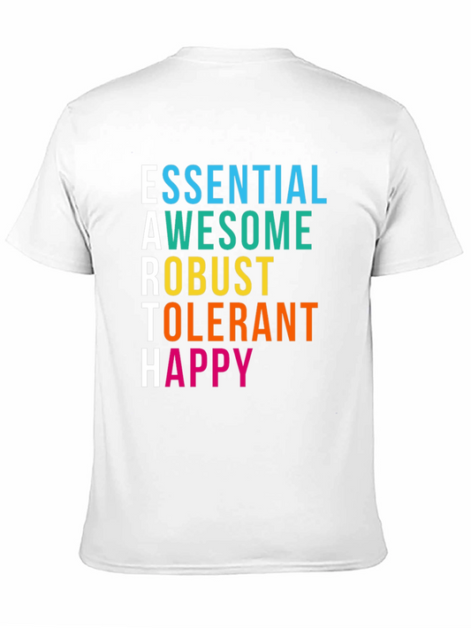 Camiseta Hombre E.A.R.T.H. con Diseño Colorido