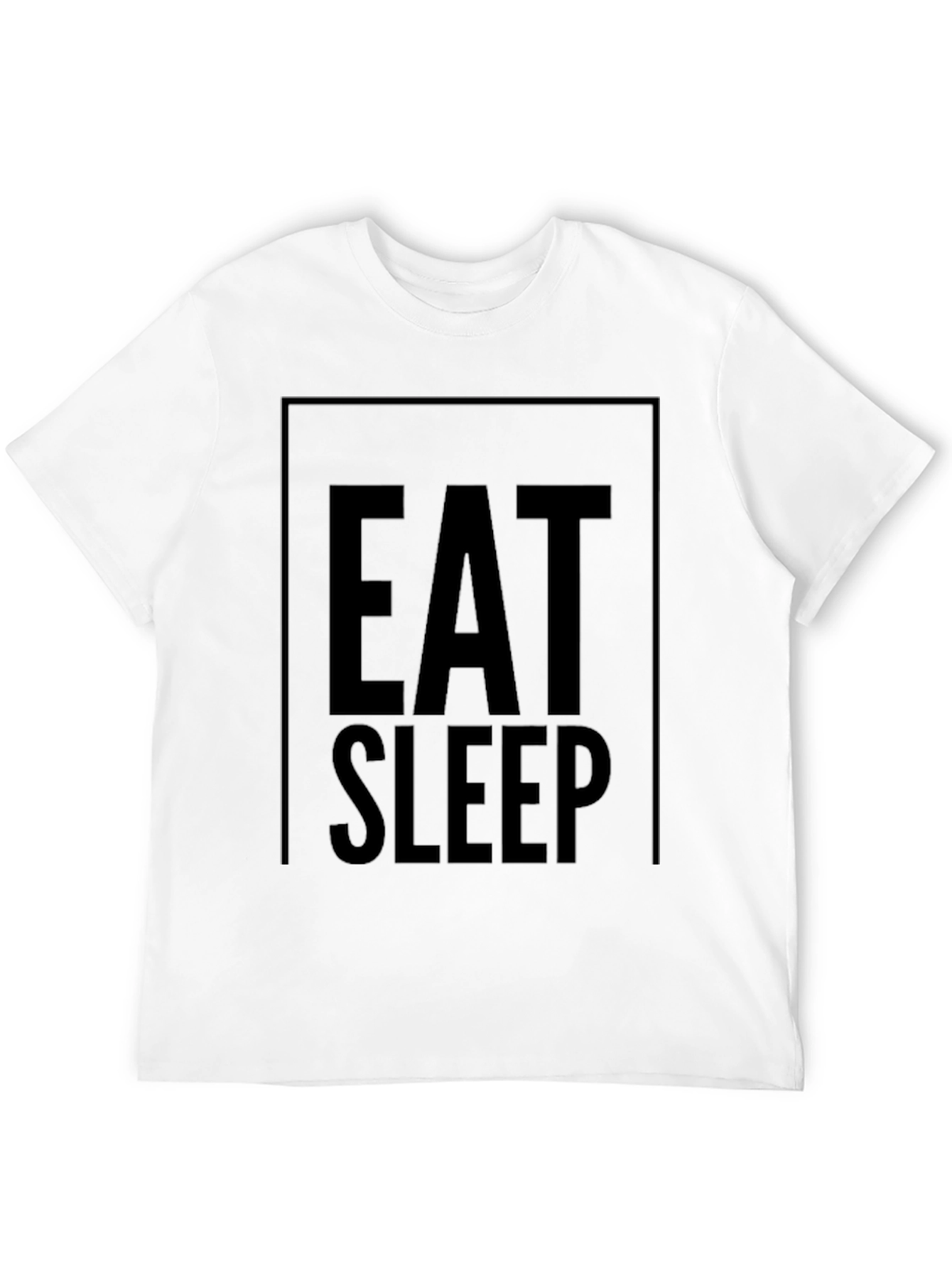 Camiseta Negra Eat Sleep: Comodidad y Estilo