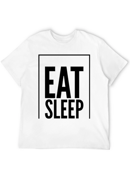 Camiseta Negra Eat Sleep: Comodidad y Estilo