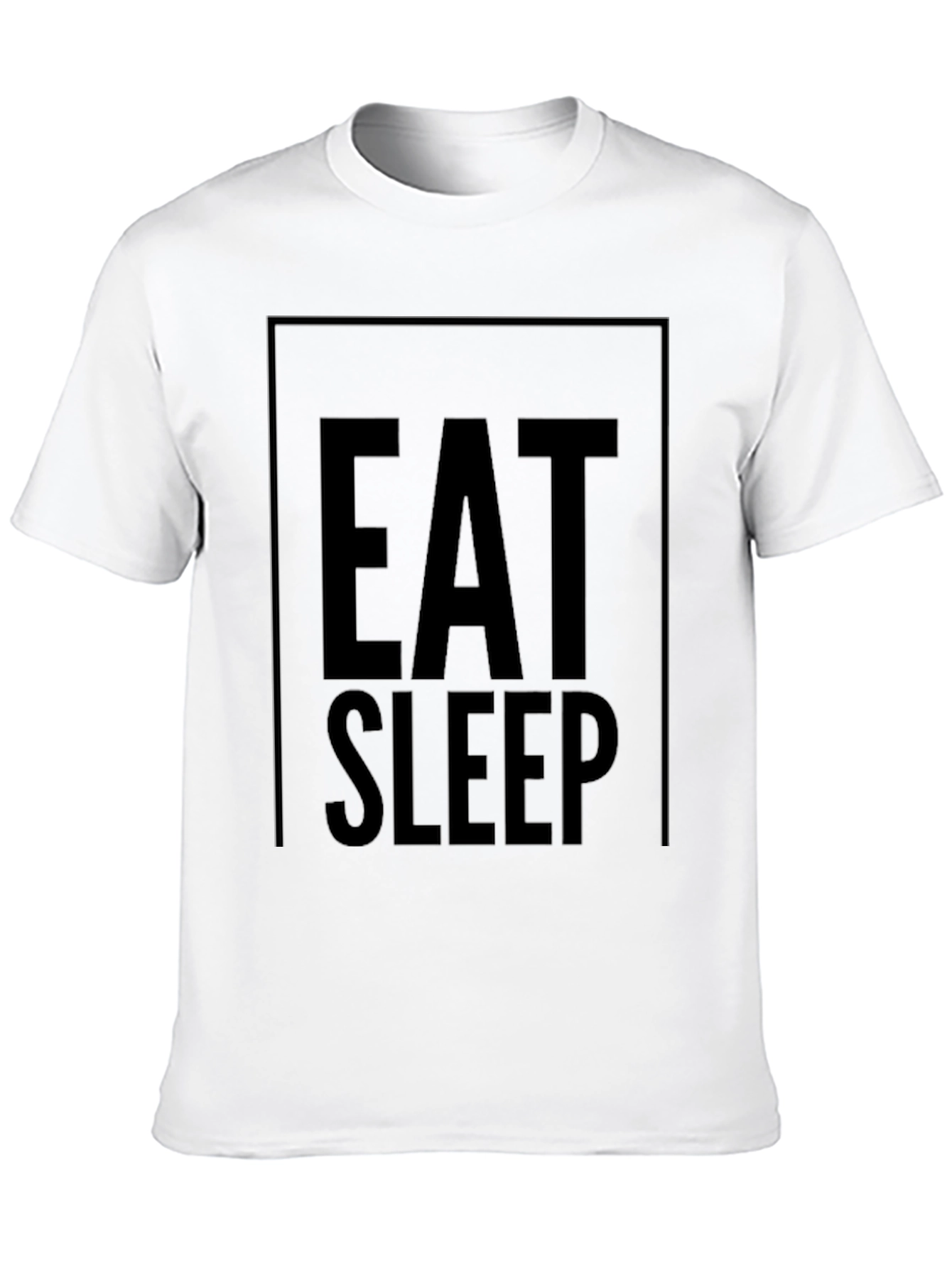 Camiseta Negra Eat Sleep: Comodidad y Estilo