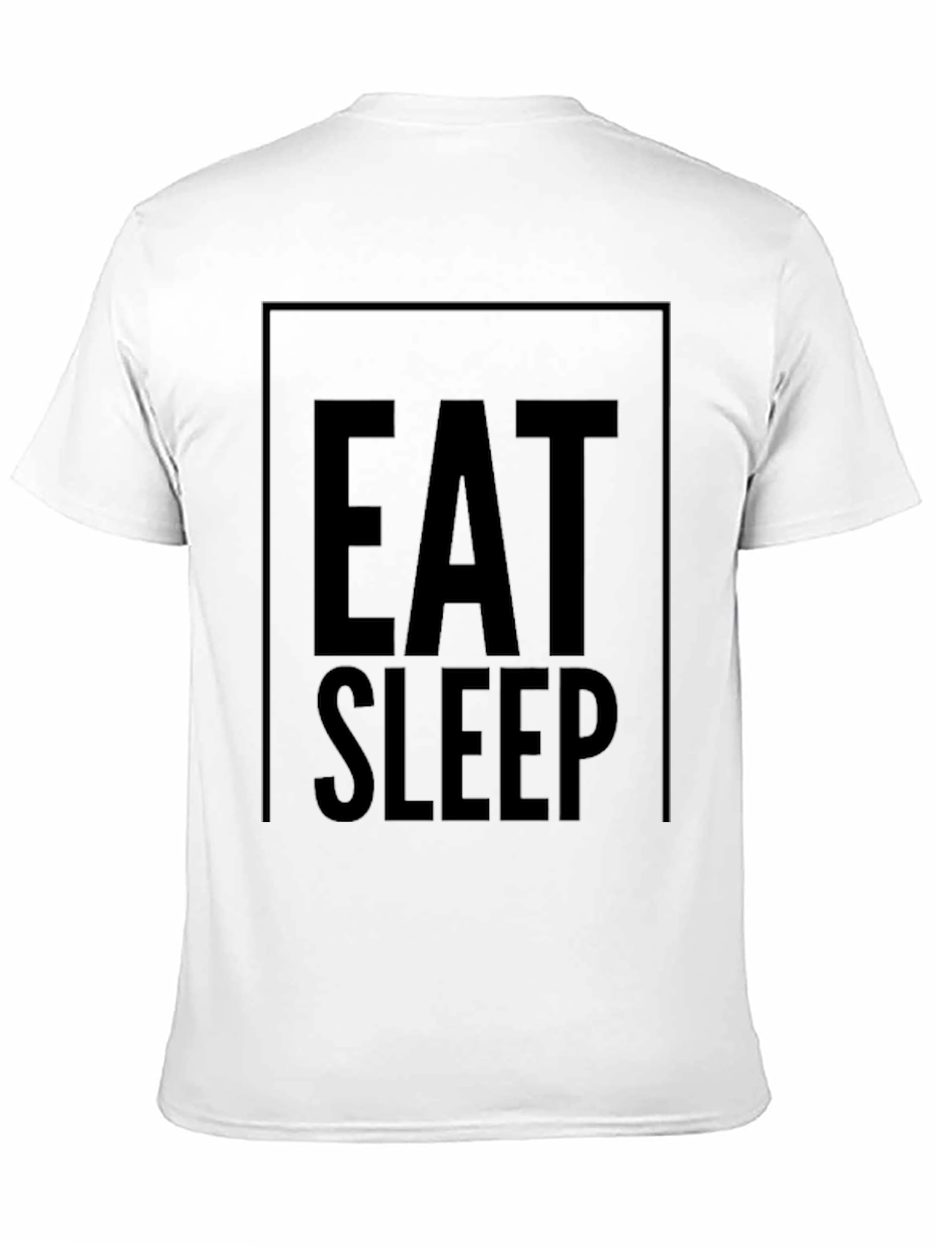 Camiseta Negra Eat Sleep: Comodidad y Estilo