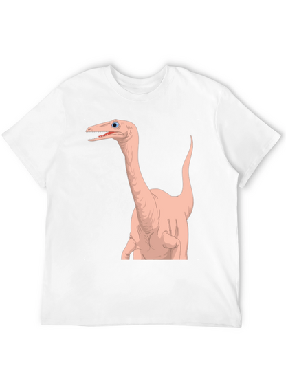 Camiseta Negra con Diseño Dinosaurio Anatómico
