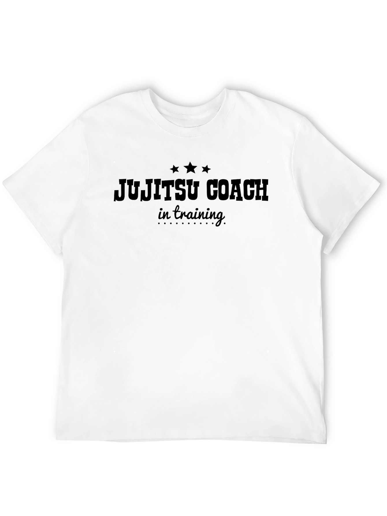 Camiseta Negra Jujitsu Coach en Entrenamiento