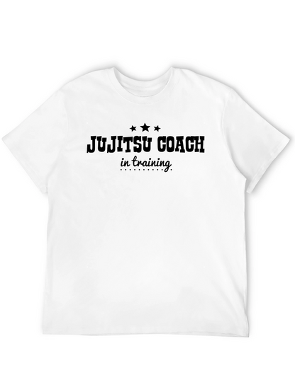 Camiseta Negra Jujitsu Coach en Entrenamiento