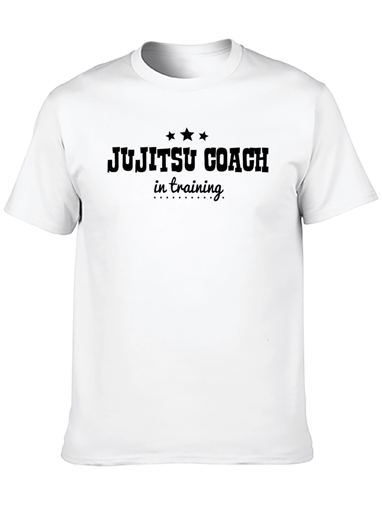 Camiseta Negra Jujitsu Coach en Entrenamiento