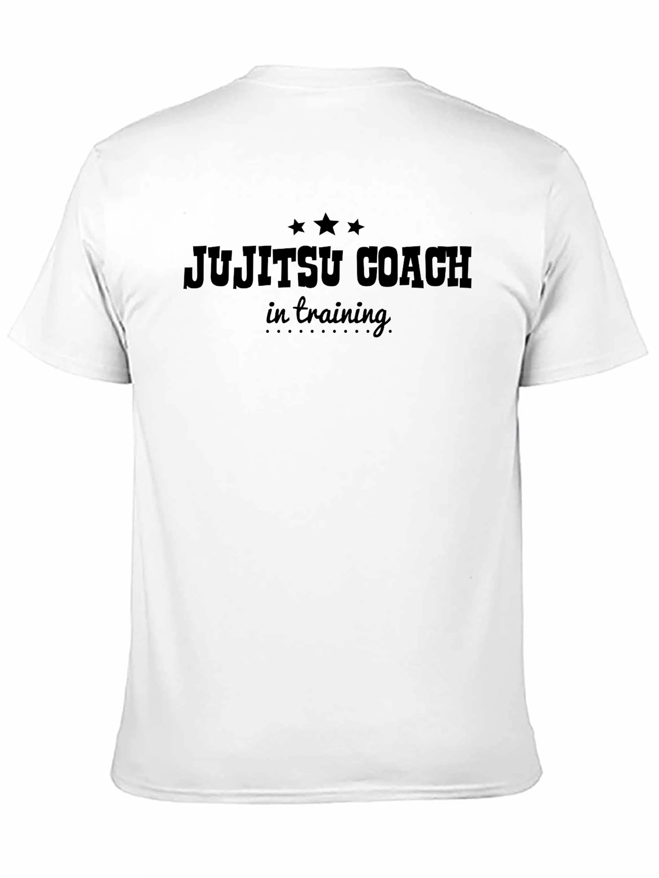 Camiseta Negra Jujitsu Coach en Entrenamiento