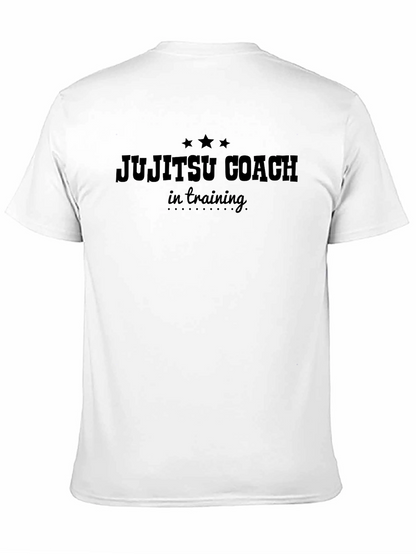 Camiseta Negra Jujitsu Coach en Entrenamiento