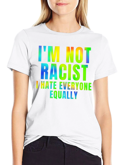 Camiseta Hombre - Humor: No Soy Racista