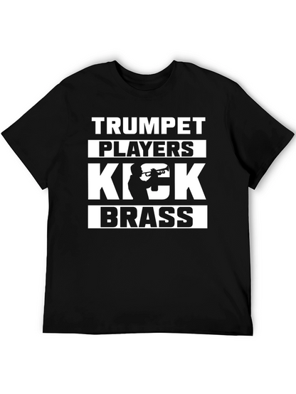 Camiseta Negra Trumpet Players Kick Brass