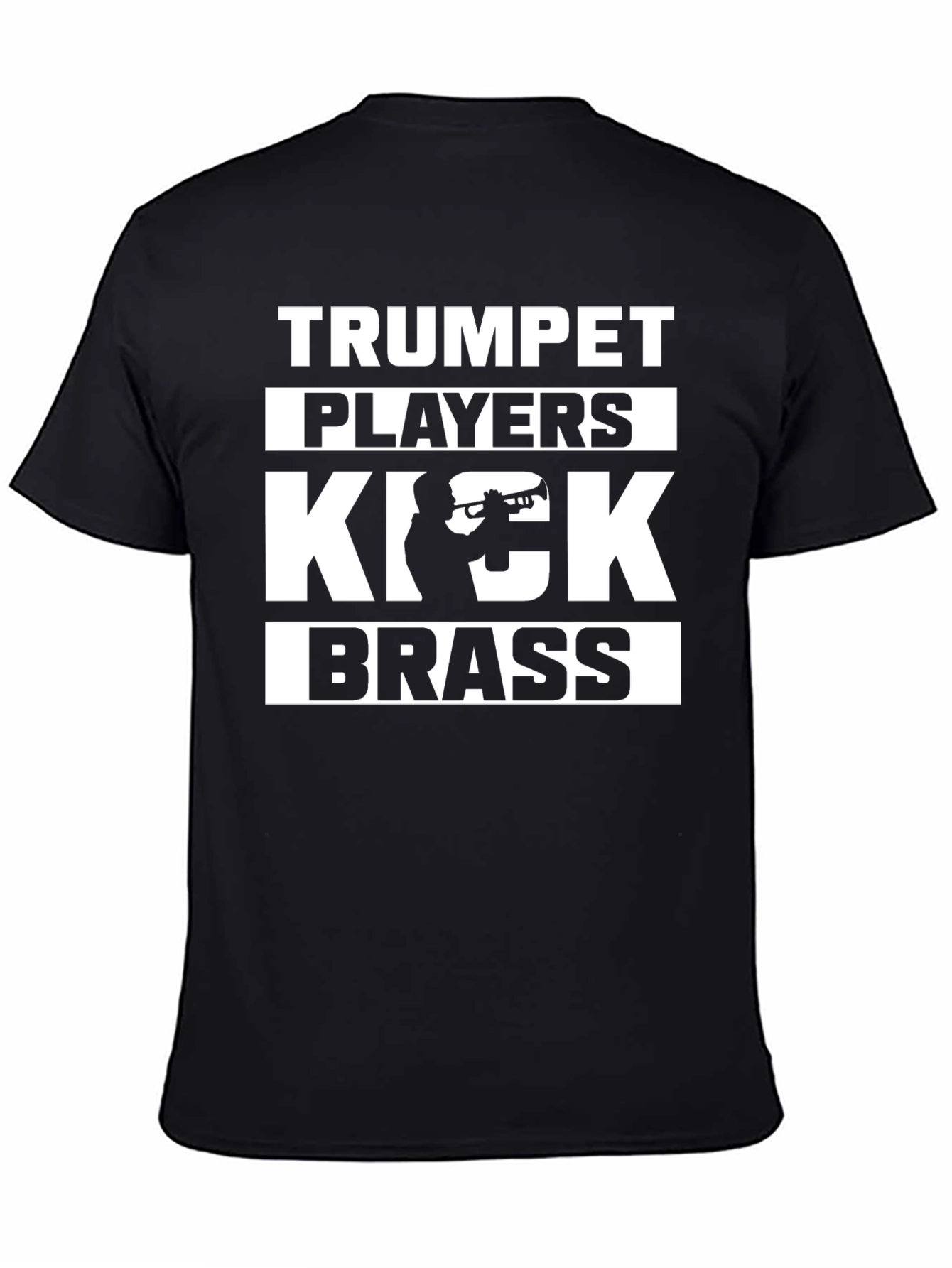 Camiseta Negra Trumpet Players Kick Brass