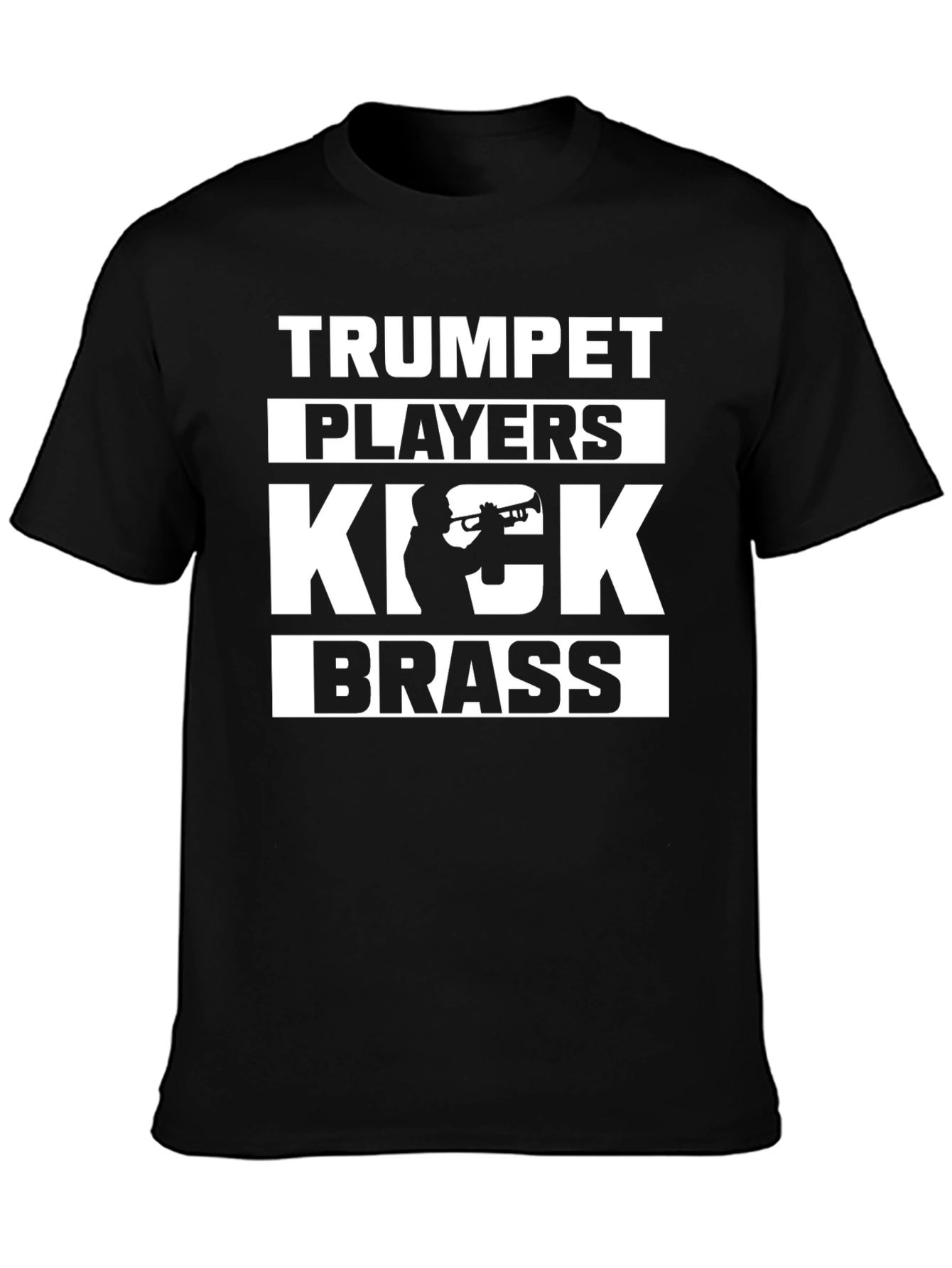 Camiseta Negra Trumpet Players Kick Brass