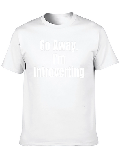 Camiseta Negra Introvertido - Déjame en Paz