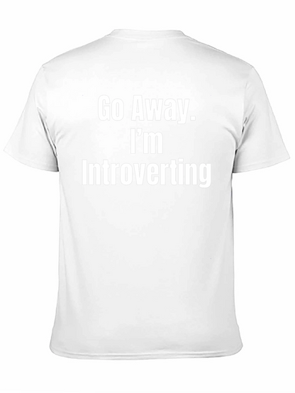 Camiseta Negra Introvertido - Déjame en Paz