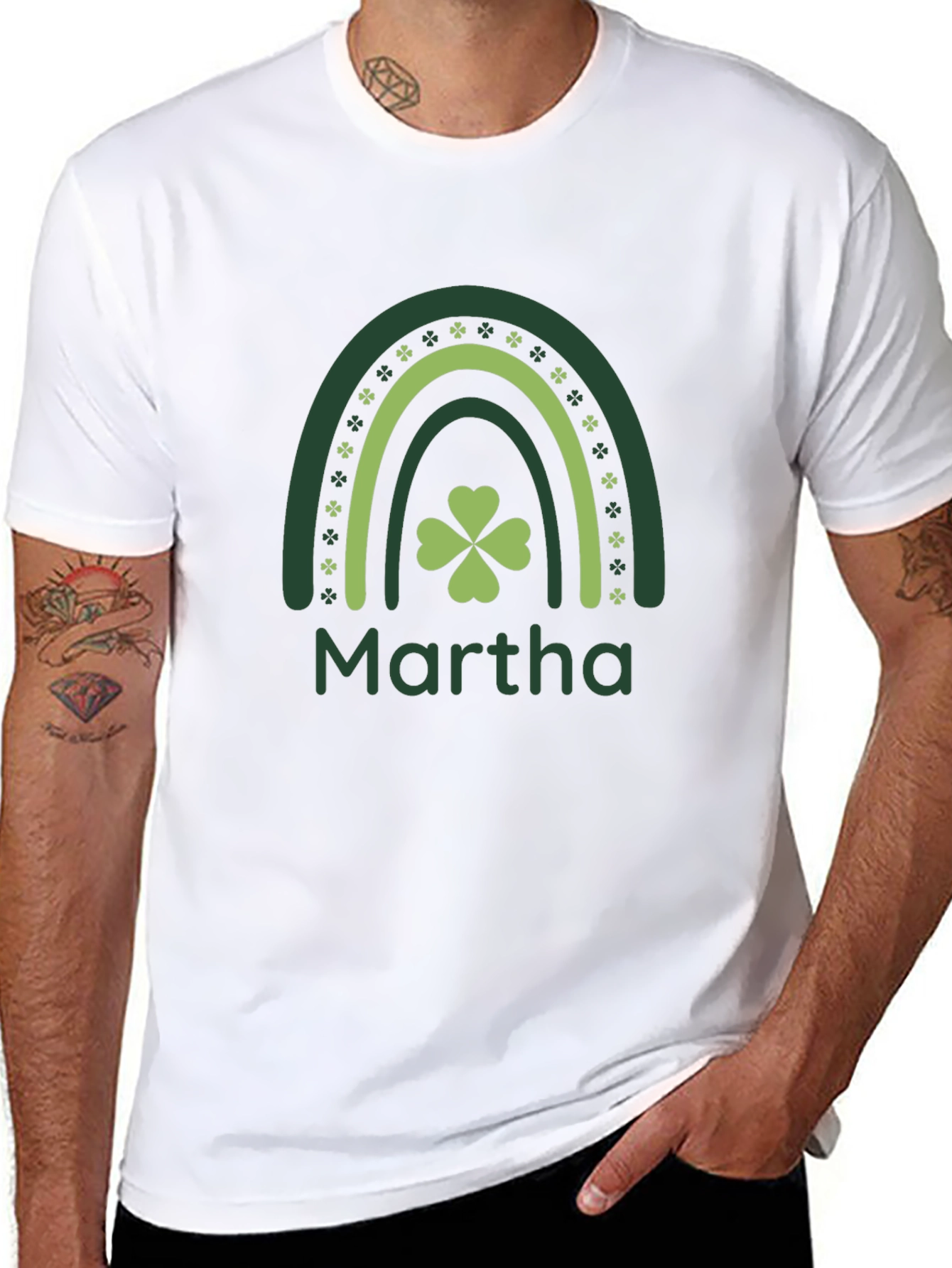 Camiseta Negra Martha St. Patrick