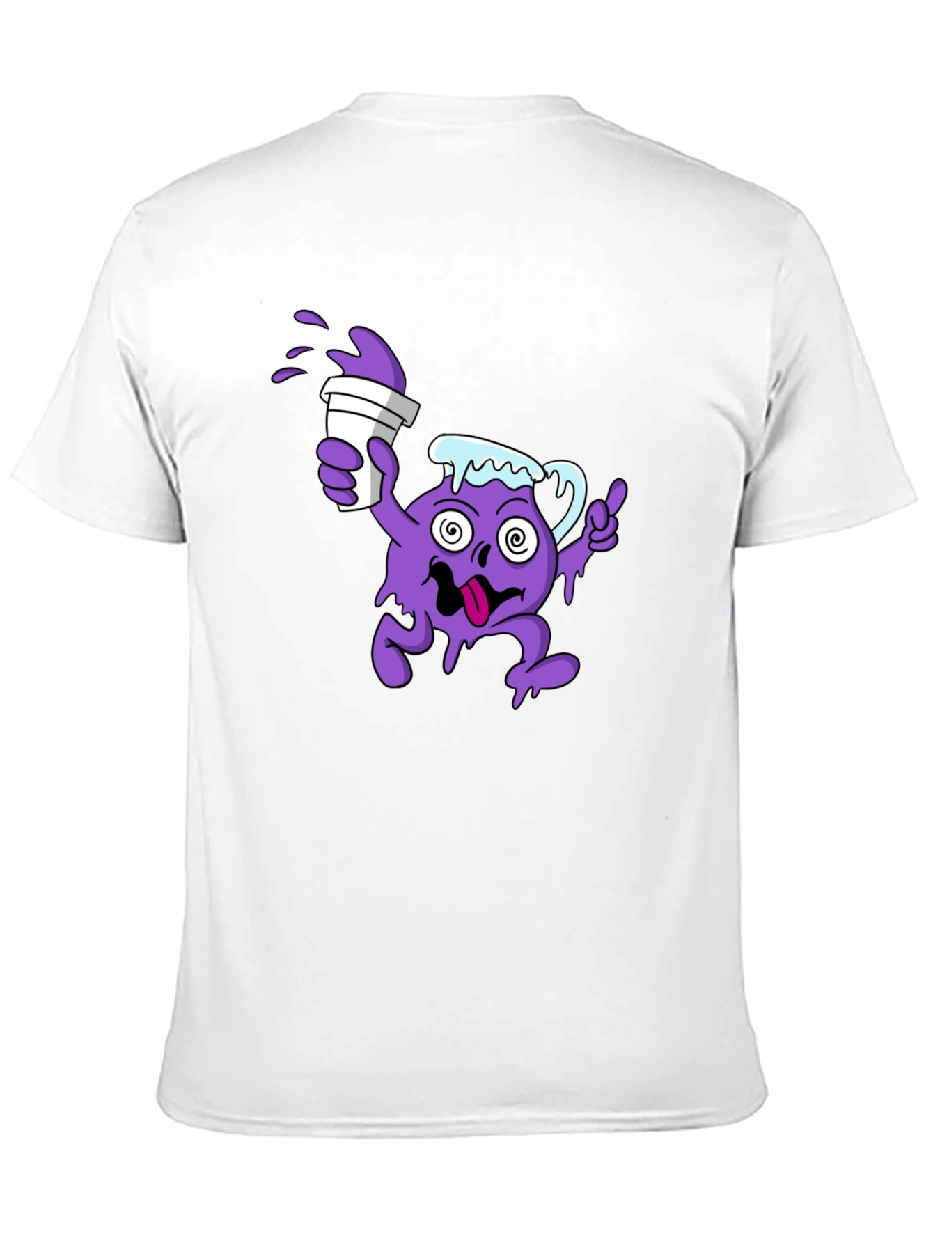 Camiseta Negra Hombre Diseño Divertido