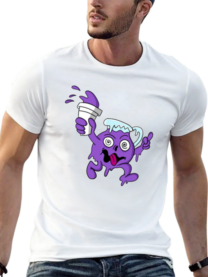 Camiseta Negra Hombre Diseño Divertido