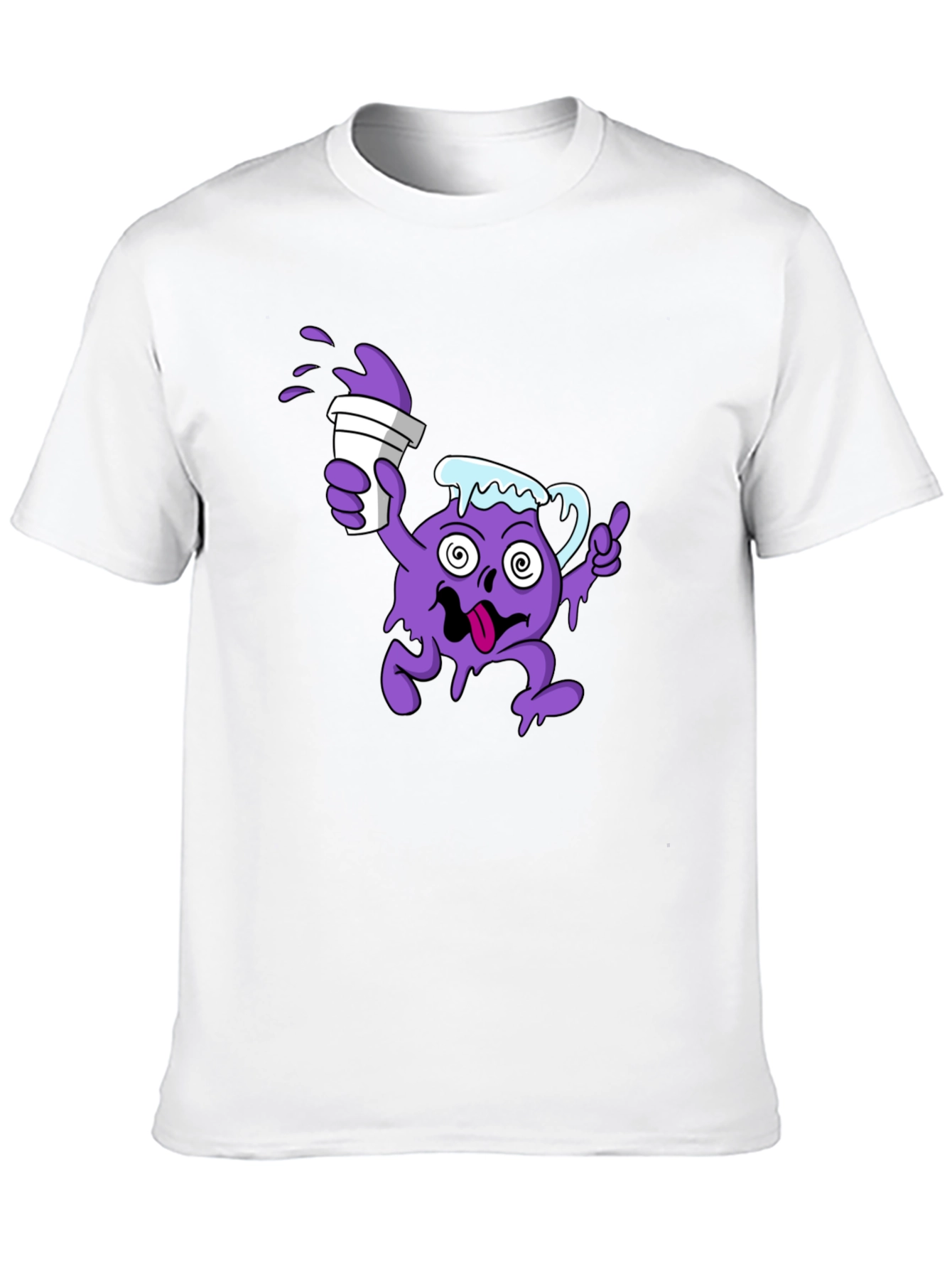 Camiseta Negra Hombre Diseño Divertido