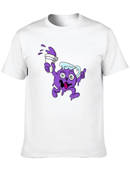 Camiseta Negra Hombre Diseño Divertido