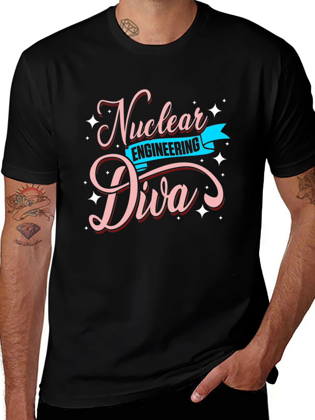 Camiseta Negra Nuclear Engineering Diva