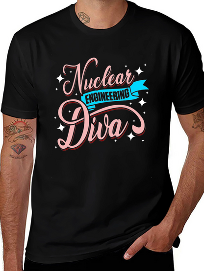 Camiseta Negra Nuclear Engineering Diva