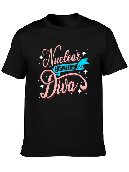 Camiseta Negra Nuclear Engineering Diva