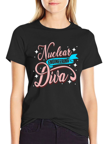 Camiseta Negra Nuclear Engineering Diva