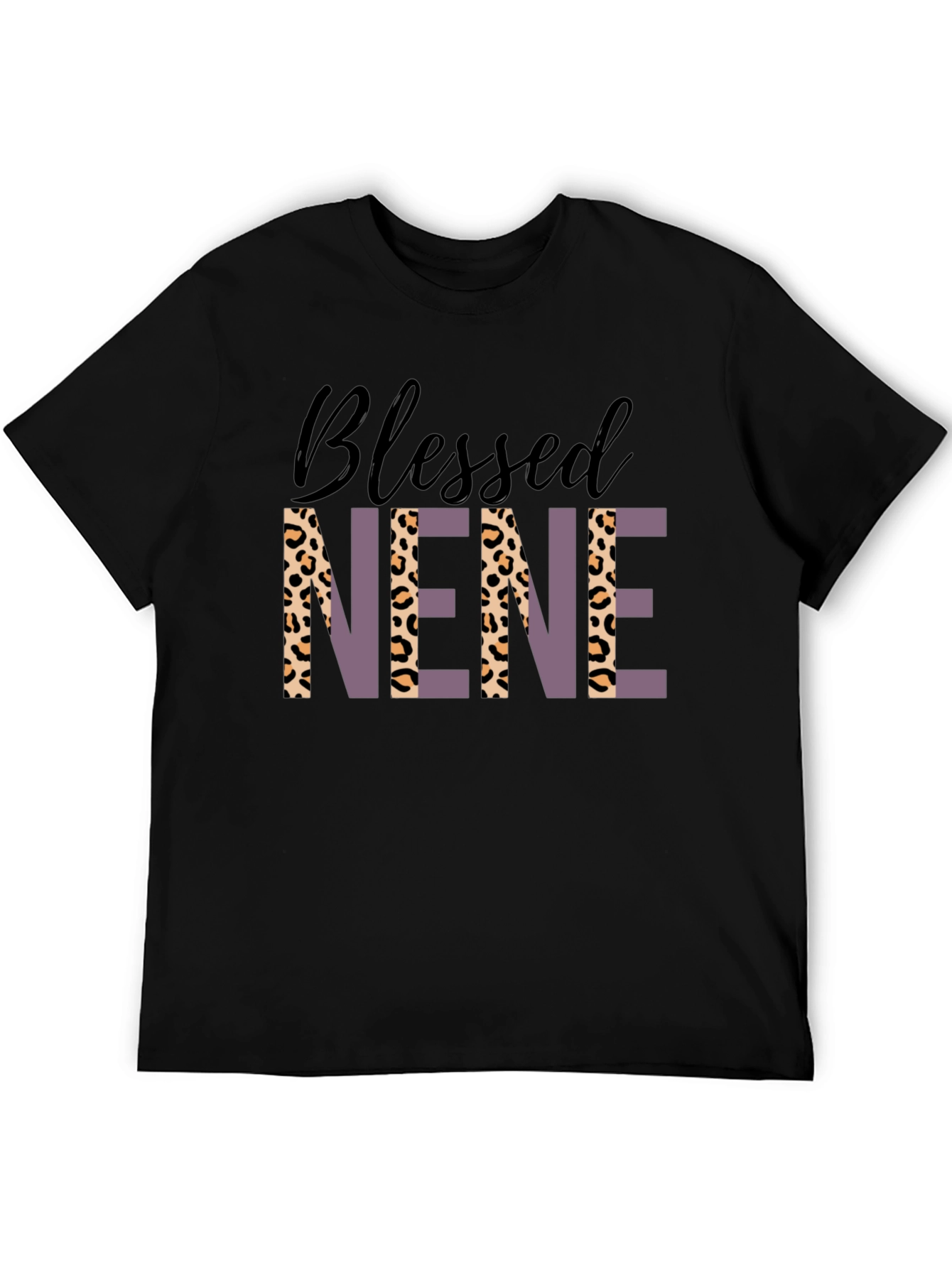 Camiseta Blessed Nene Estampado Leopardo