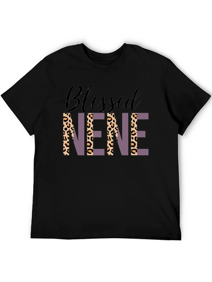 Camiseta Blessed Nene Estampado Leopardo