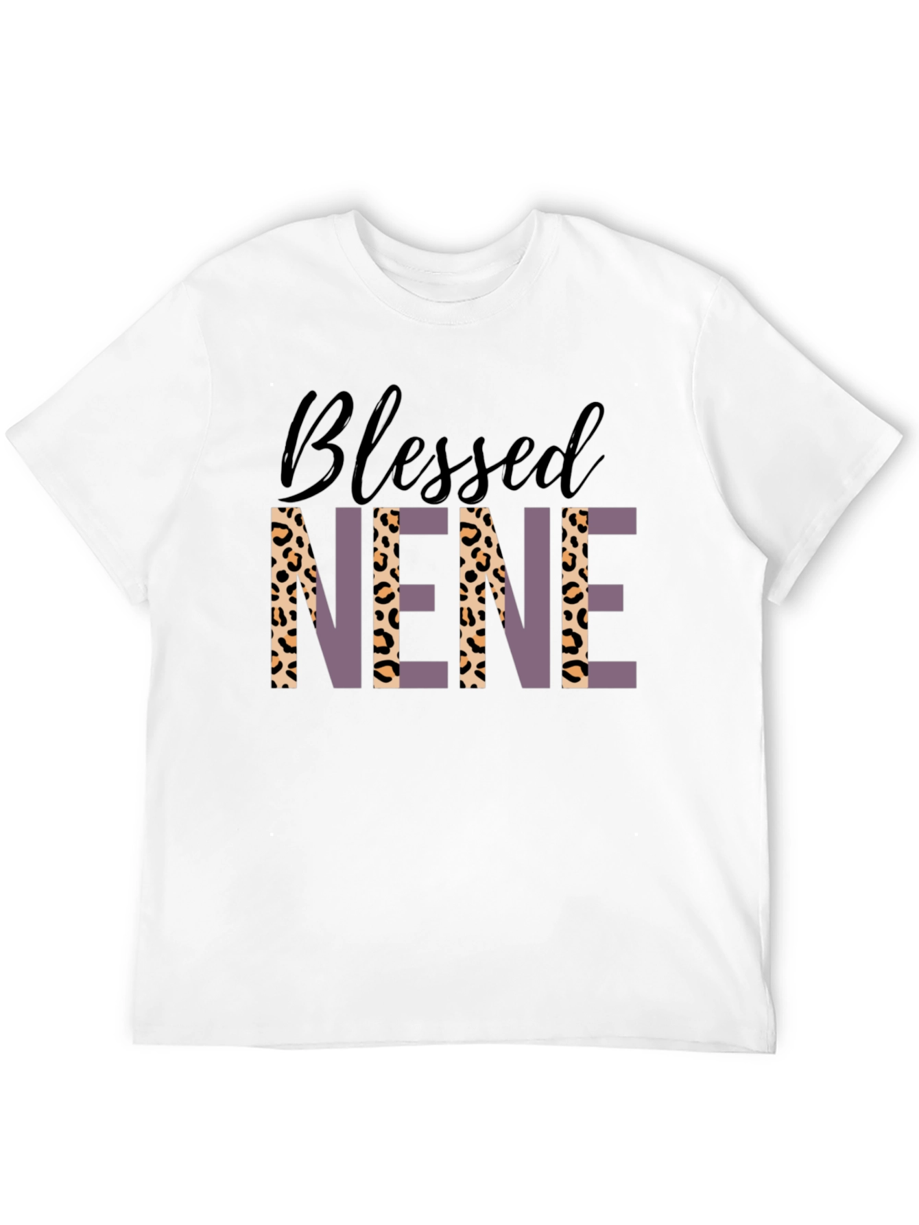 Camiseta Blessed Nene Estampado Leopardo