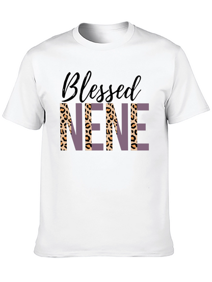 Camiseta Blessed Nene Estampado Leopardo