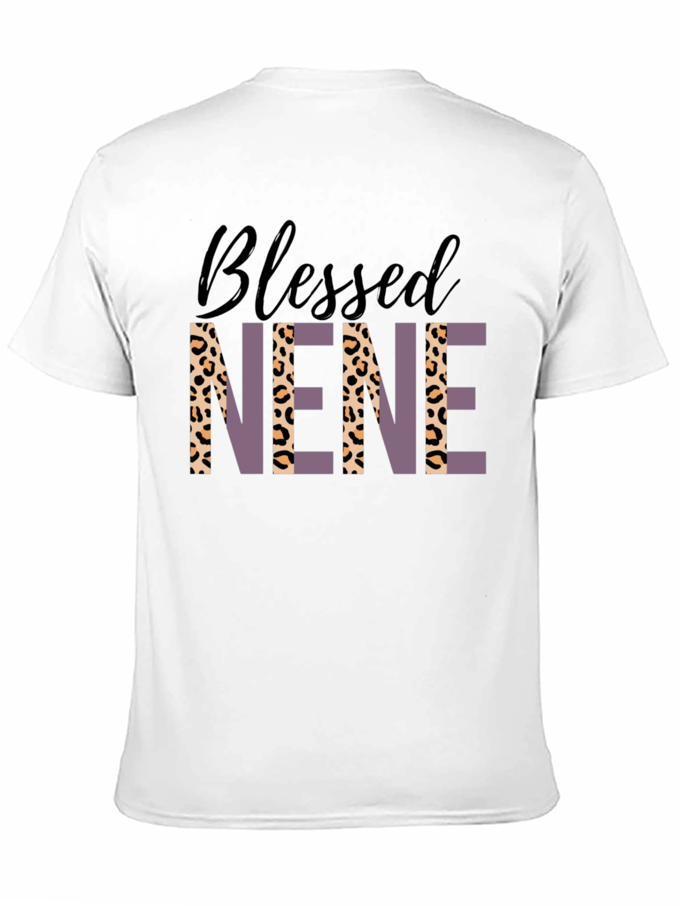 Camiseta Blessed Nene Estampado Leopardo