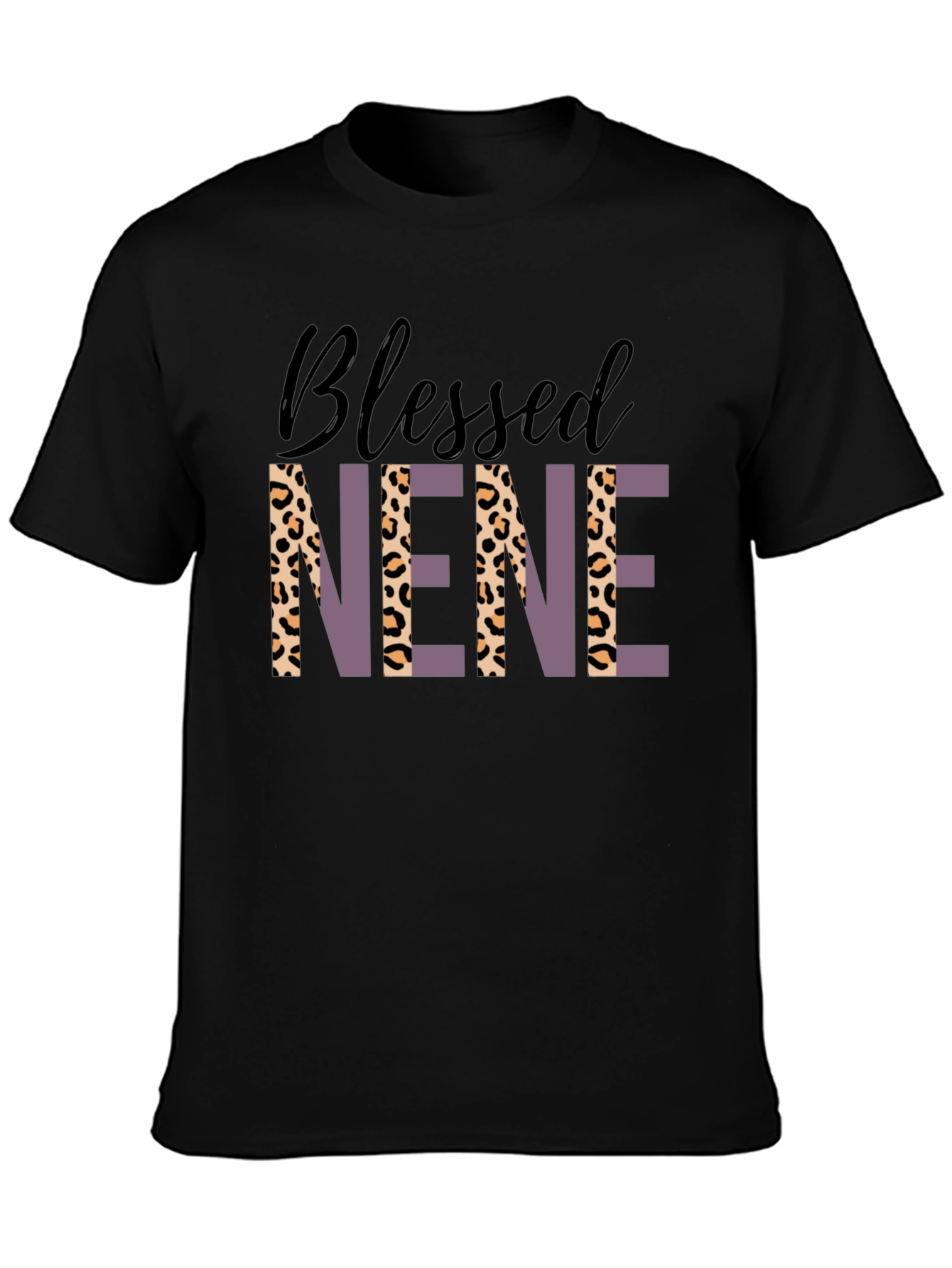Camiseta Blessed Nene Estampado Leopardo