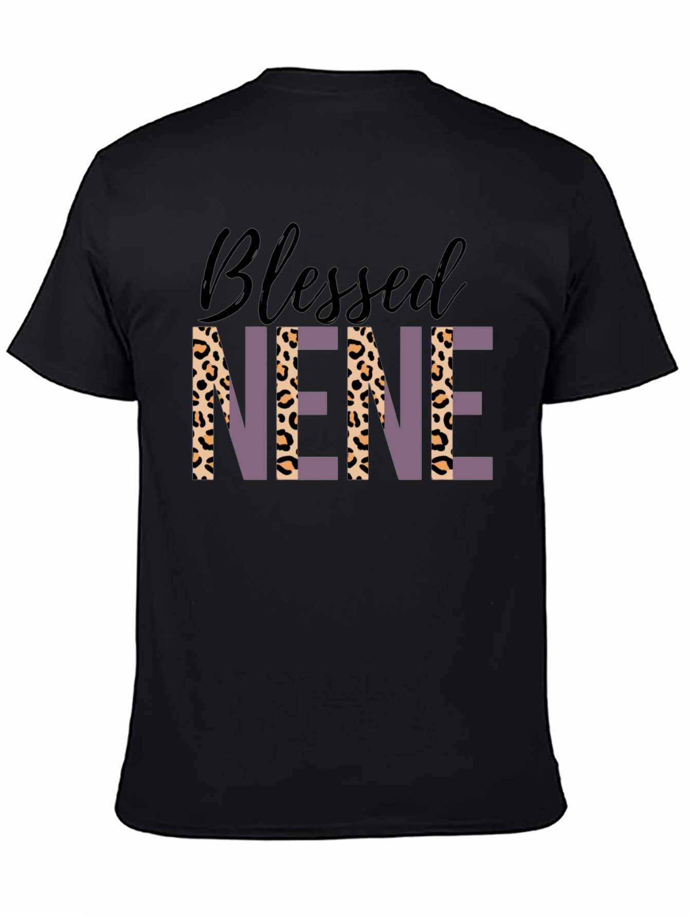 Camiseta Blessed Nene Estampado Leopardo