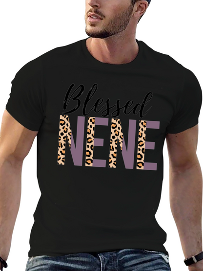 Camiseta Blessed Nene Estampado Leopardo