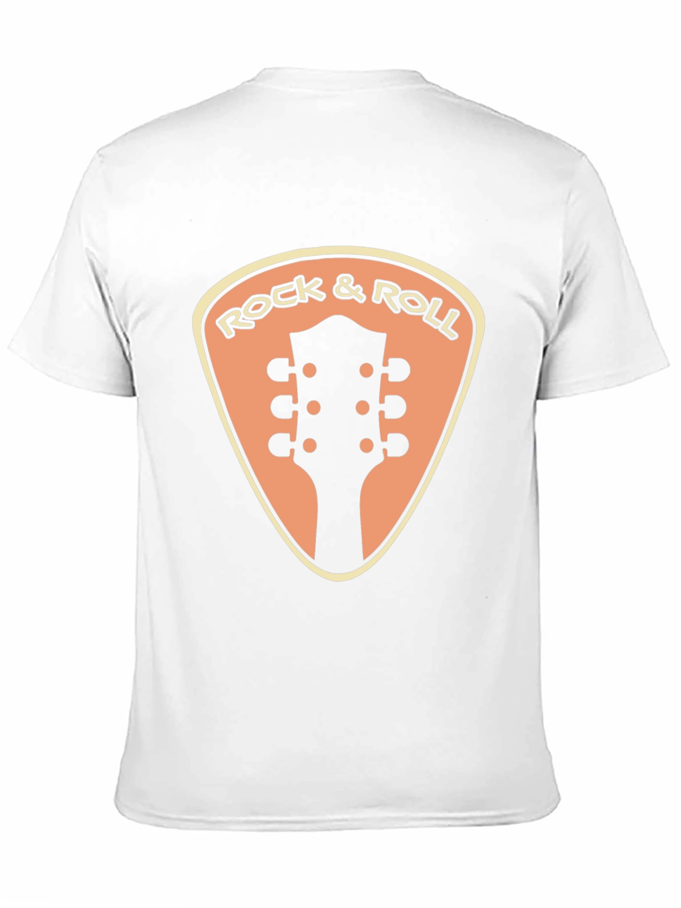 Camiseta Negra Rock & Roll Guitarra