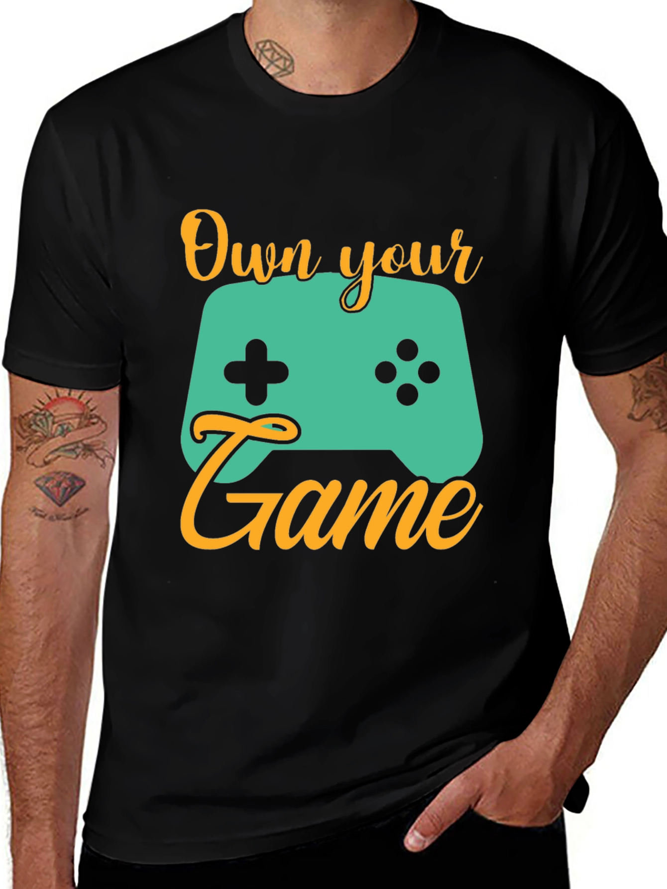 Camiseta Negra Own Your Game