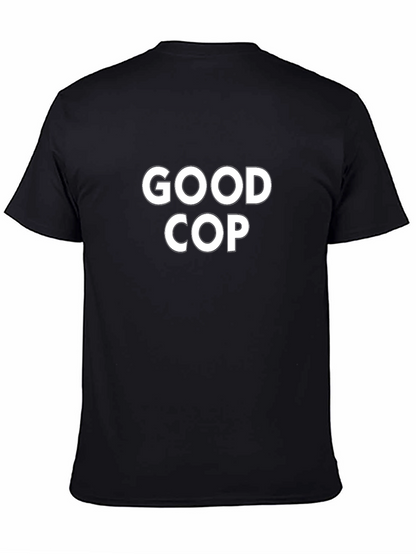 Camiseta Negra Good Cop para Hombre