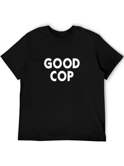 Camiseta Negra Good Cop para Hombre