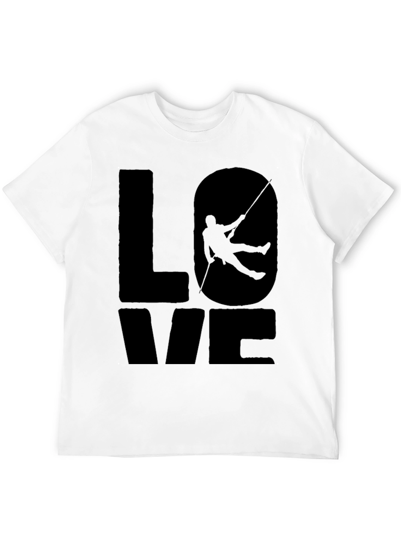 Camiseta Negra Love Escalada para Hombre