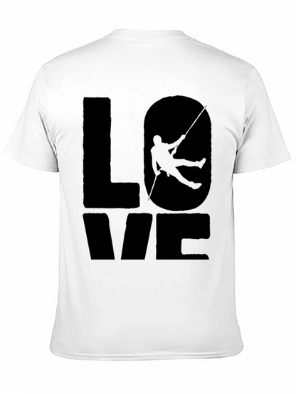 Camiseta Negra Love Escalada para Hombre