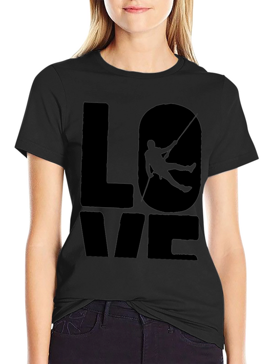 Camiseta Negra Love Escalada para Hombre